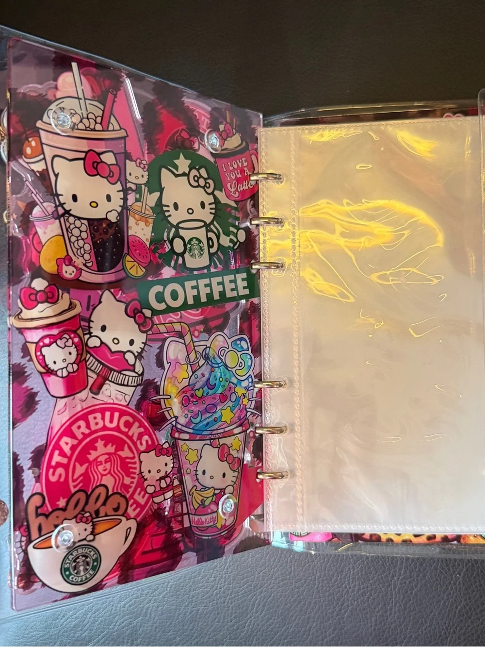 Hello Kitty x Starbucks Coffee Shaker Binder